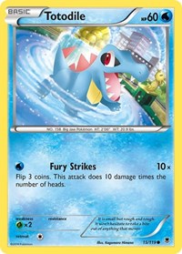 Totodile 15/119 · Reverse Holo