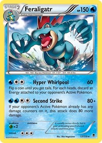 Feraligatr 17/119 · Reverse Holo