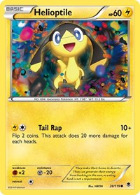 Helioptile 28/119 · Reverse Holo