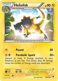Heliolisk 30/119 · Reverse Holo