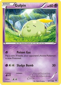 Gulpin 37/119 · Reverse Holo