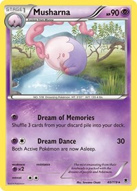 Musharna 40/119 · Reverse Holo
