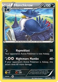 Honchkrow 52/119 · Reverse Holo
