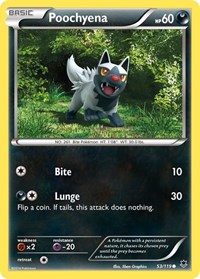 Poochyena 53/119 · Reverse Holo