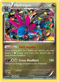 Hydreigon 74/119 · Reverse Holo