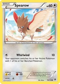 Spearow 78/119 · Reverse Holo