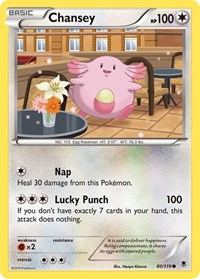 Chansey 80/119 · Reverse Holo