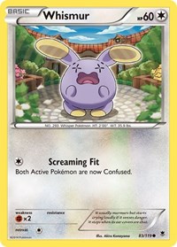 Whismur 83/119 · Reverse Holo