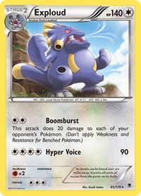 Exploud 85/119 · Reverse Holo