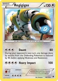 Regigigas 86/119 · Reverse Holo