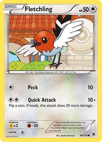 Fletchling 89/119 · Reverse Holo