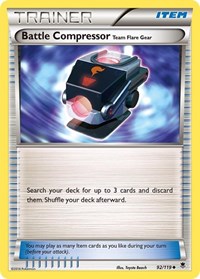 Battle Compressor 92/119 Phantom Forces Reverse Holo Pokémon card