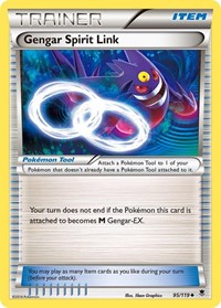 Gengar Spirit Link 95/119 Phantom Forces Reverse Holo Pokémon card
