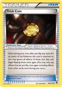 Trick Coin 108/119 Phantom Forces Reverse Holo Pokémon card