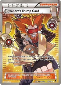 Lysandre's Trump Card (118 Full Art) 118/119 Phantom Forces Pokémon card