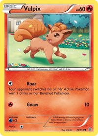 Vulpix 20/160 · Reverse Holo