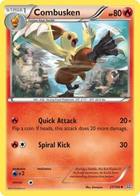 Combusken 27/160 · Reverse Holo