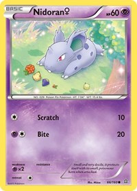 Nidoran (F) 66/160 · Reverse Holo