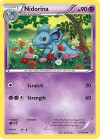 Nidorina 67/160 · Reverse Holo