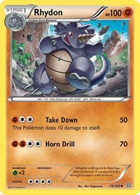 Rhydon 75/160 · Reverse Holo