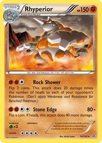 Rhyperior 76/160 · Reverse Holo