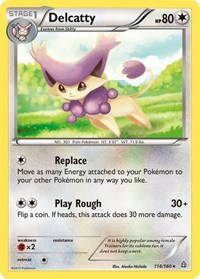 Delcatty 114/160 · Reverse Holo