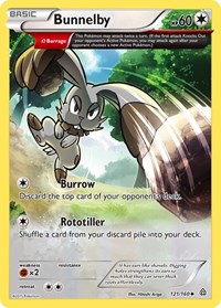 Bunnelby (Omega) 121/160 · Reverse Holo