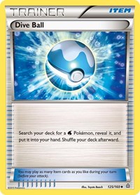 Dive Ball 125/160 Primal Clash Reverse Holo Pokémon card