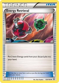 Energy Retrieval 126/160 Primal Clash Reverse Holo Pokémon card