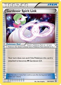 Gardevoir Spirit Link 130/160 Primal Clash Reverse Holo Pokémon card