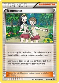 Teammates 141/160 Primal Clash Reverse Holo Pokémon card