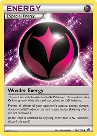 Wonder Energy 144/160 Primal Clash Reverse Holo Pokémon card