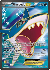 Sharpedo EX (152 Full Art) 152/160