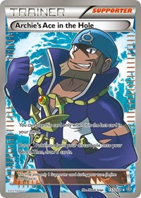 Archie's Ace in the Hole (157 Full Art) 157/160 Primal Clash Pokémon card