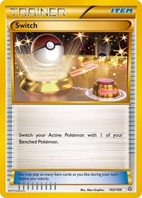 Switch (163 Secret Rare) 163/160 Primal Clash Pokémon card