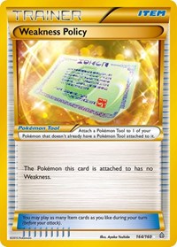Weakness Policy (164 Secret Rare) 164/160 Primal Clash Pokémon card