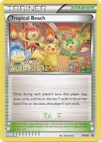 Tropical Beach (Worlds 12) [Staff] BW50 Black and White Promos Pokémon card