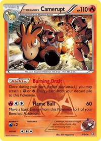 Team Magma's Camerupt 2/34 · Reverse Holo