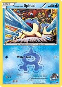 Team Aqua's Spheal 3/34 · Reverse Holo