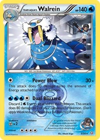 Team Aqua's Walrein 5/34 · Reverse Holo