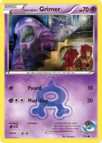 Team Aqua's Grimer 7/34 · Reverse Holo