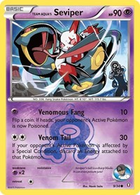 Team Aqua's Seviper 9/34 · Reverse Holo