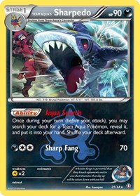 Team Aqua's Sharpedo 21/34 · Reverse Holo