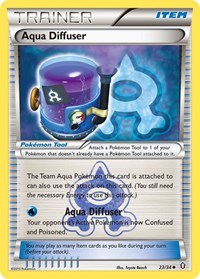 Aqua Diffuser 23/34 Double Crisis Reverse Holo Pokémon card