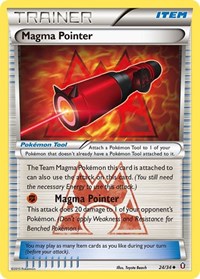 Magma Pointer 24/34 Double Crisis Reverse Holo Pokémon card
