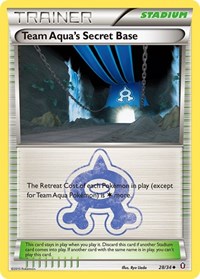 Team Aqua's Secret Base 28/34 Double Crisis Reverse Holo Pokémon card