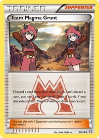 Team Magma Grunt 30/34 Double Crisis Reverse Holo Pokémon card