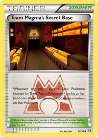 Team Magma's Secret Base 32/34 Double Crisis Reverse Holo Pokémon card