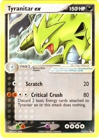 Tyranitar ex (Non-Holo) 017/017
