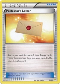 Professor's Letter (Noivern) 24/30 XY Trainer Kit: Sylveon & Noivern Pokémon card